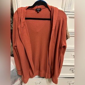 Gigio open front hooded cardigan